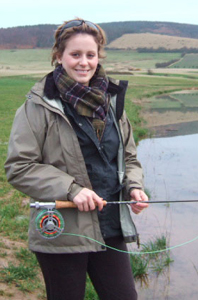 Lucy Bowden, success with women-only angling days